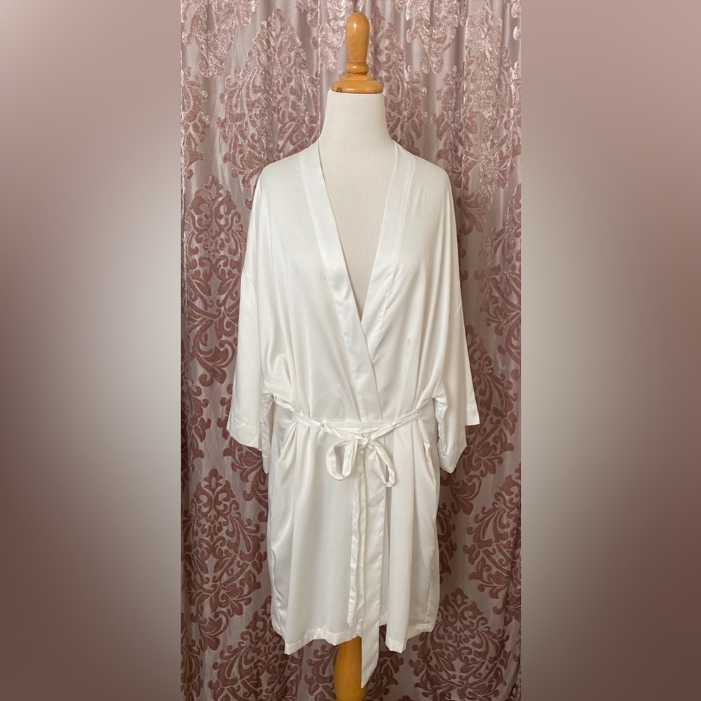 Silky “Bride” Robe